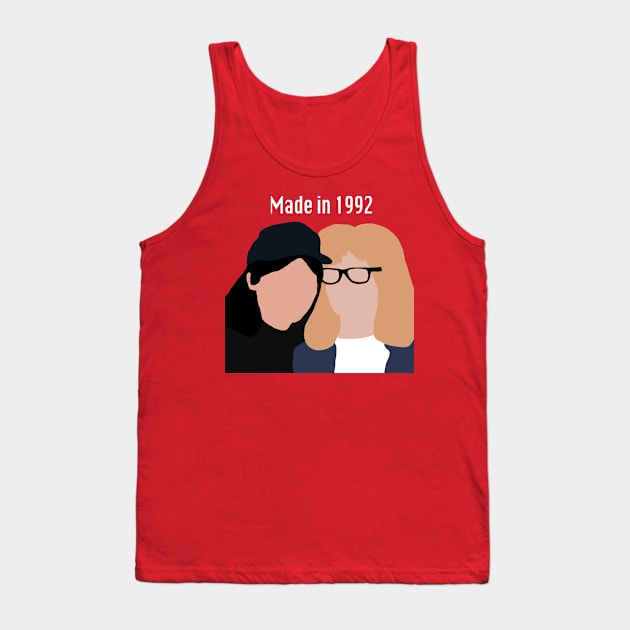 Made in 1992 Tank Top by MovieFunTime